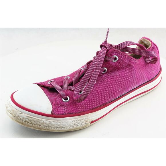 Converse All Star‎ Purple Synthetic Casual Shoes Girls Shoes Size 4 - Picture 1 of 7